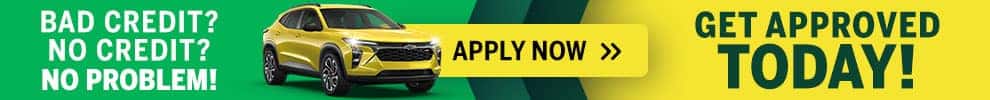 Get approved today! Good credit or No Credit, it's no problem at Sunshine Chevy!