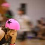 roller derby pink helmet