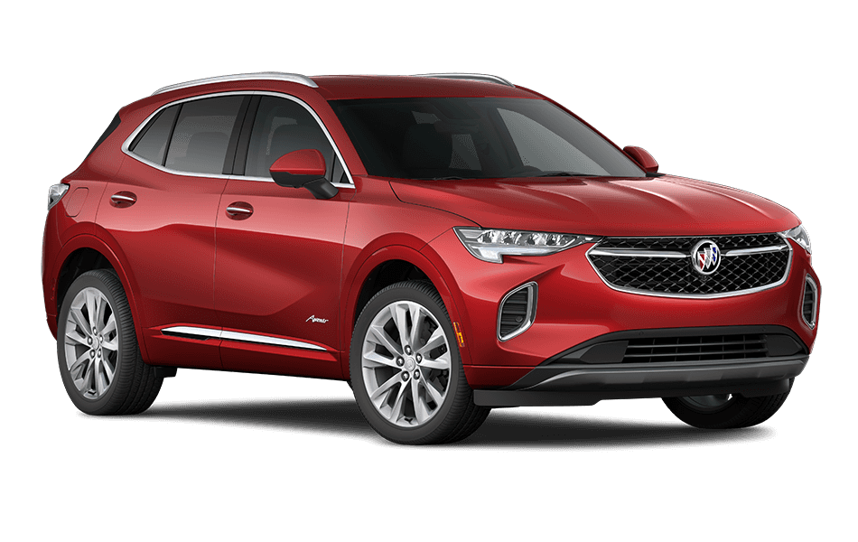 2021 Buick Envision Avenir in Cinnabar Metallic passenger front