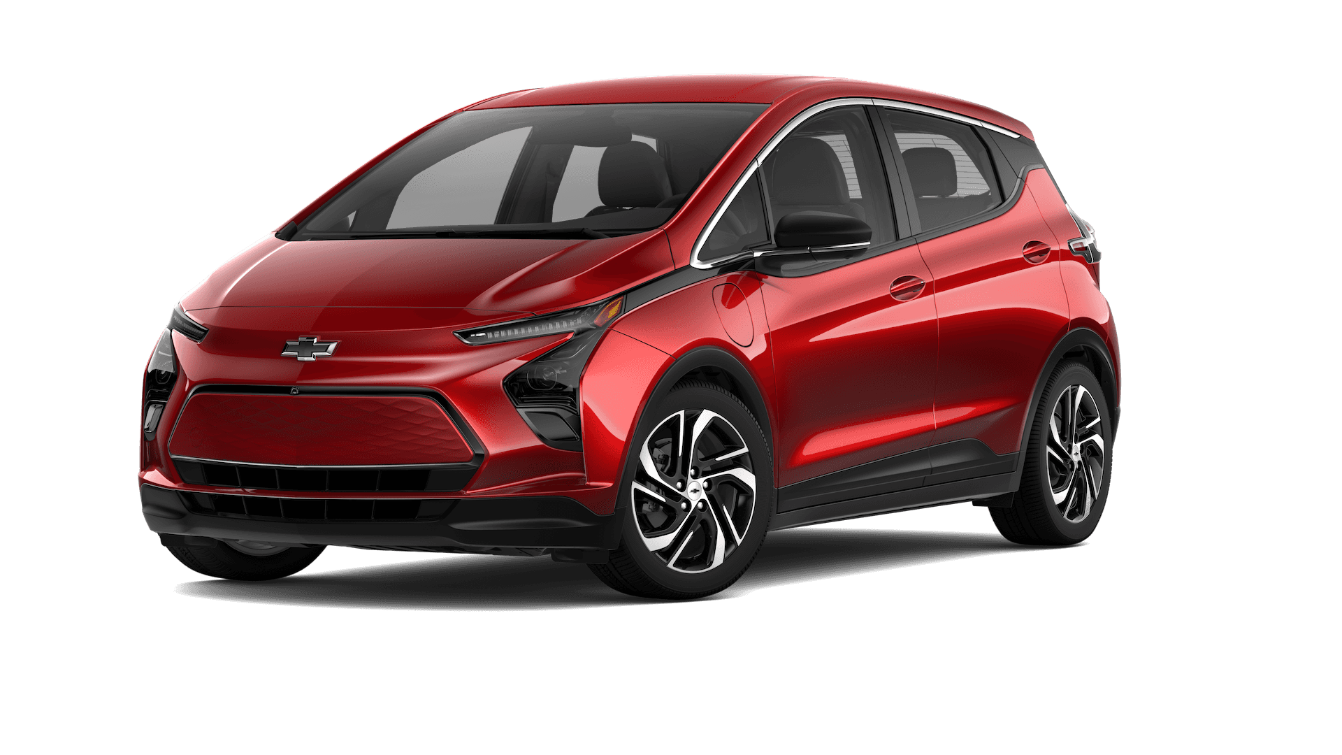 Chevy Bolt 2023 in Cherry Red Tintcoat color