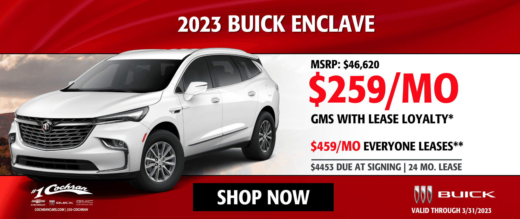 2023 Buick Enclave Lease Offers