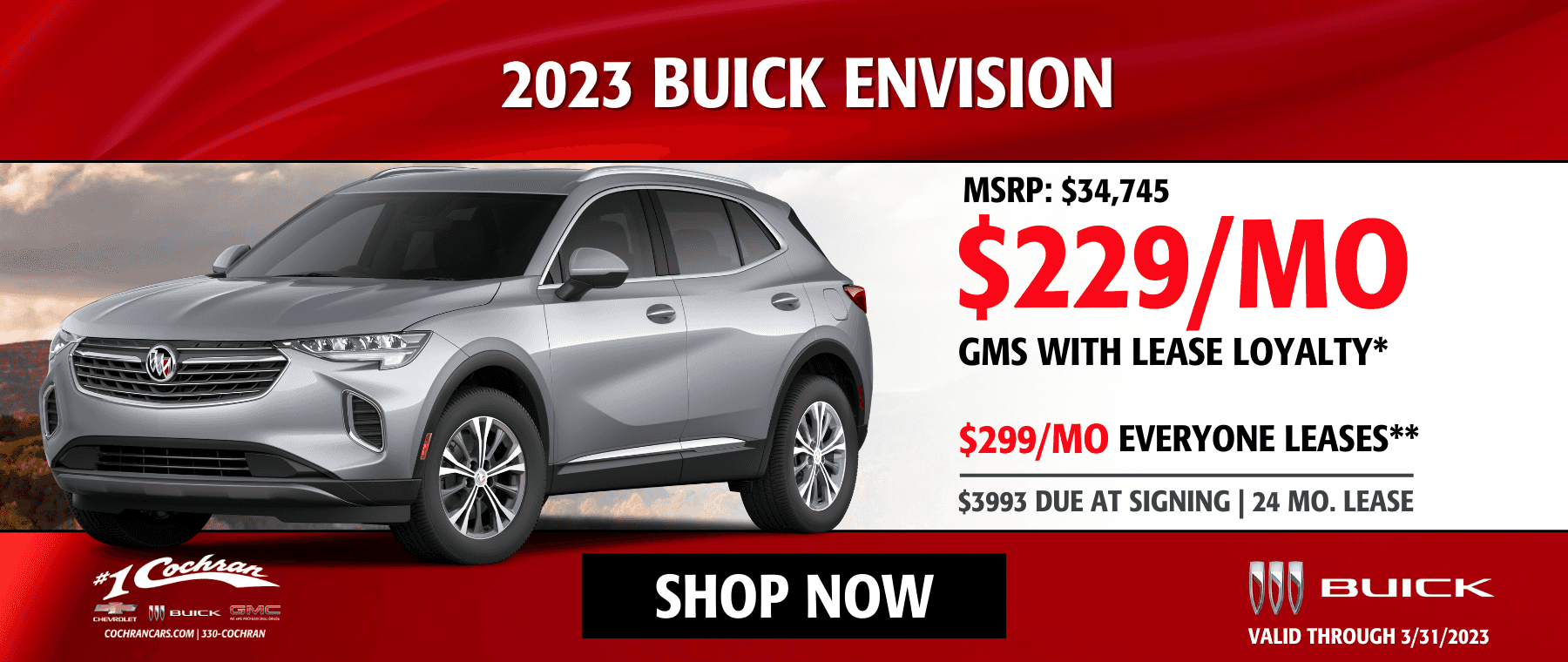 2023 Buick Envision Lease Offers