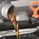 pouring oil