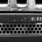 front grill of a GMC Hummer