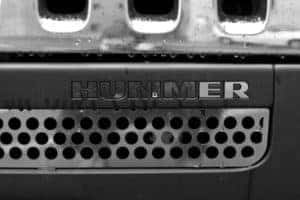 front grill of a GMC Hummer