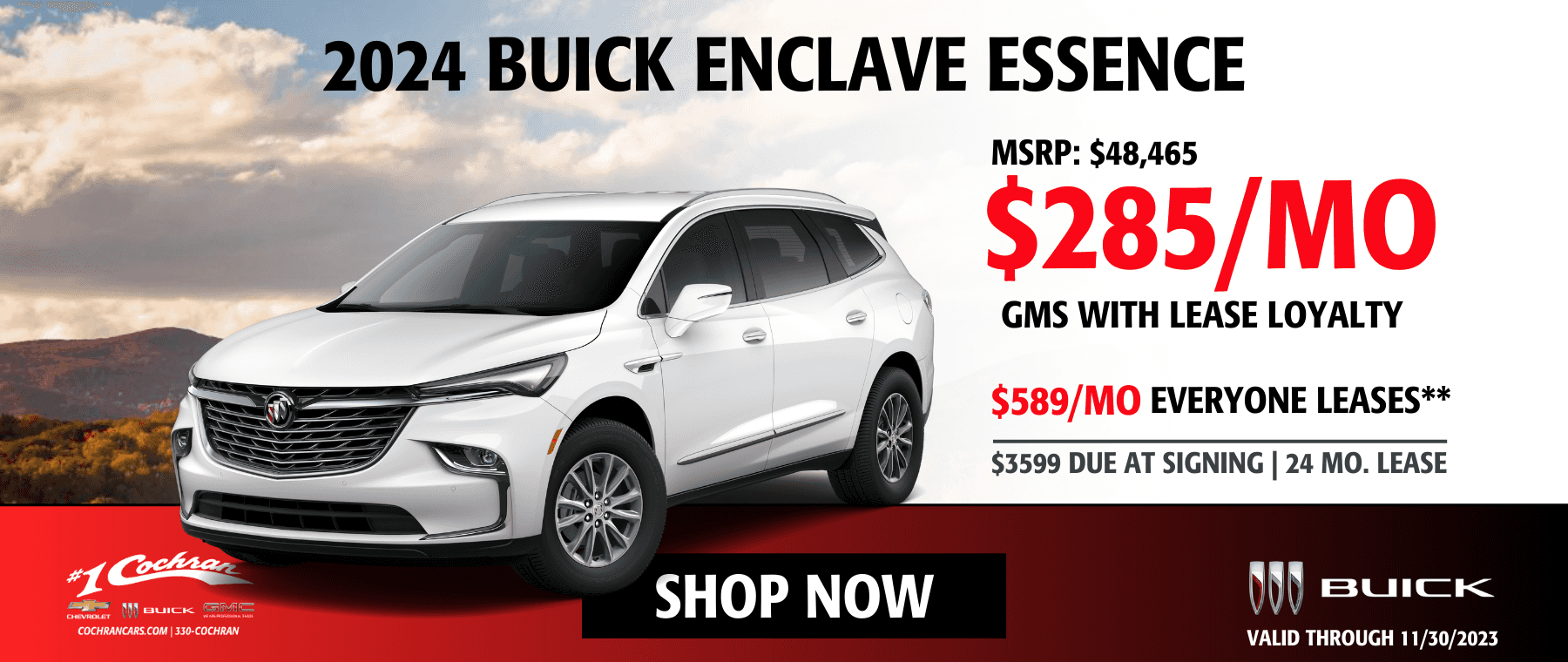 November 2023 Enclave Essence Lease Offer