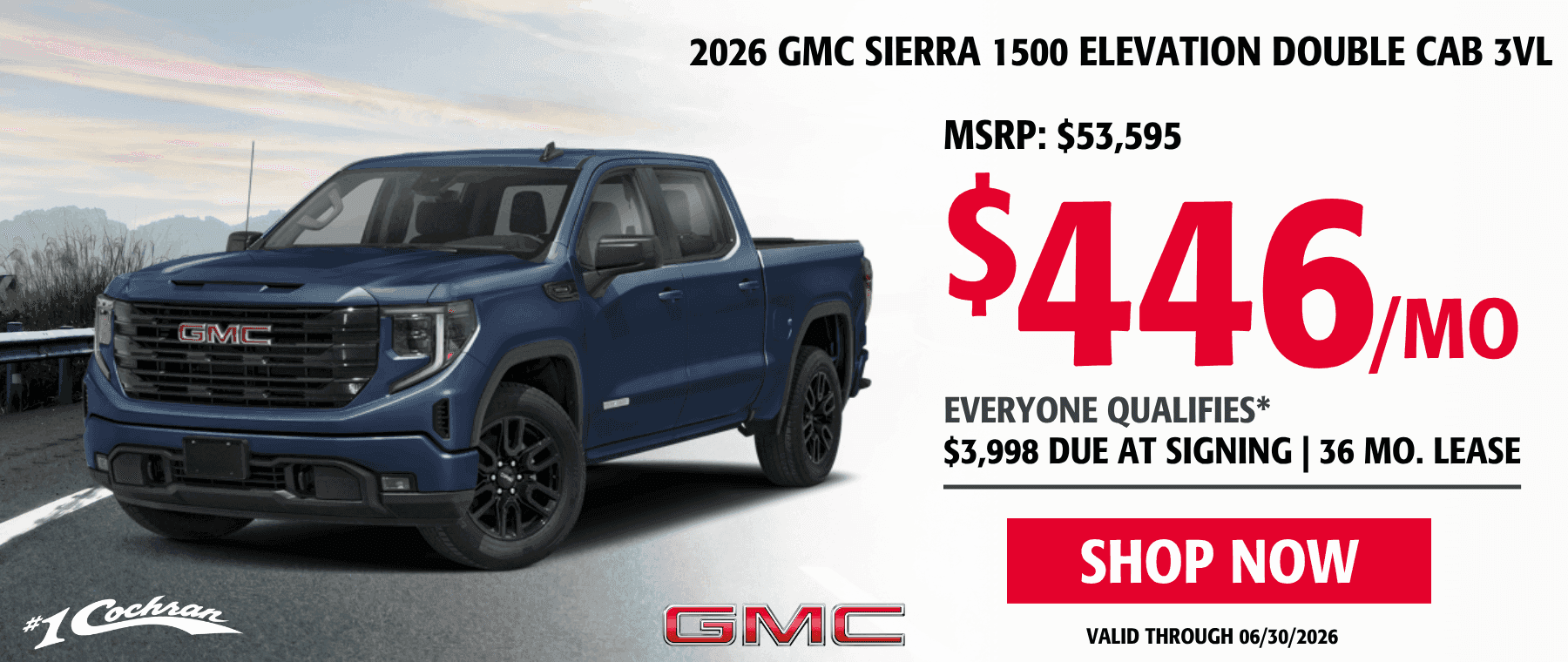 June 2026 Sierra Lease Offer