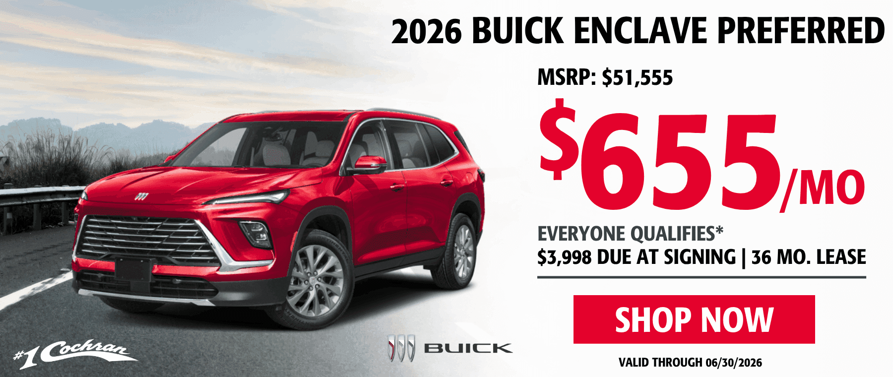 Enclave Lease Offer