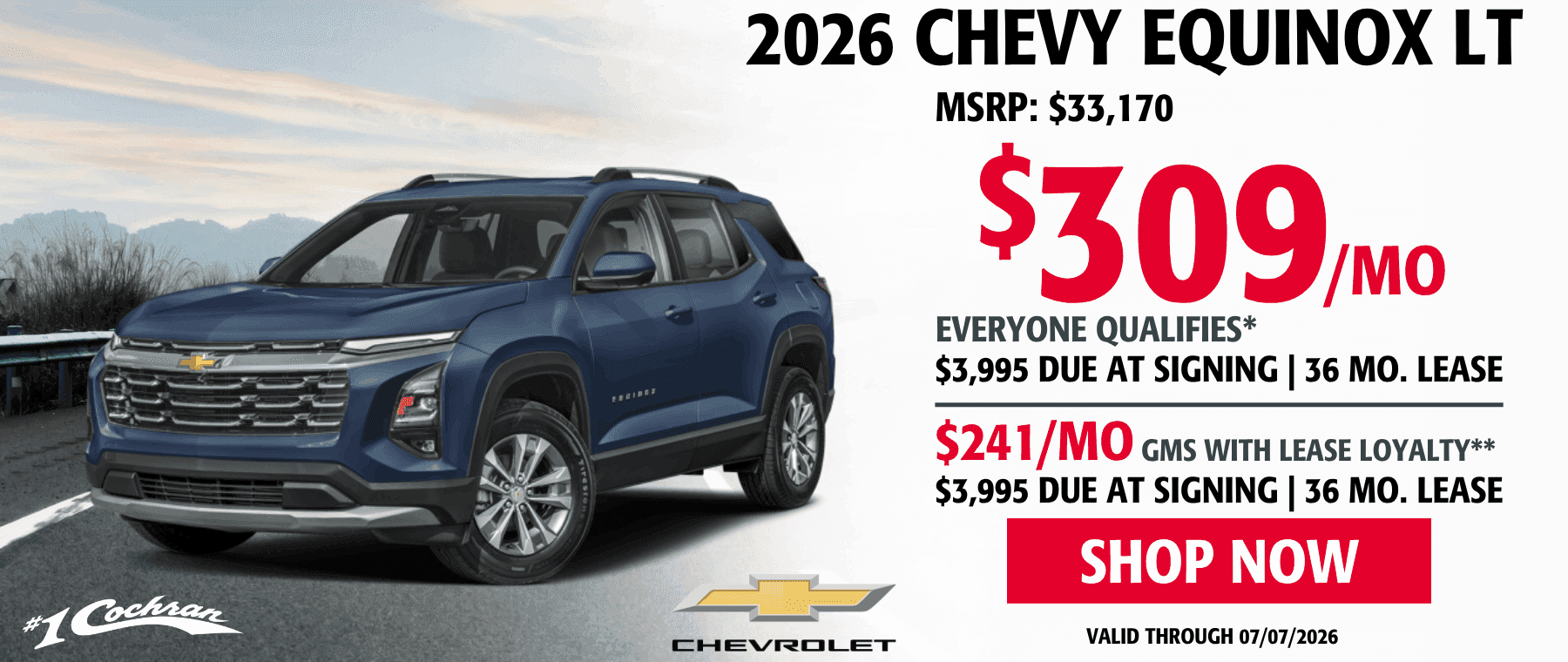 Chevy Equinox Lease Offer