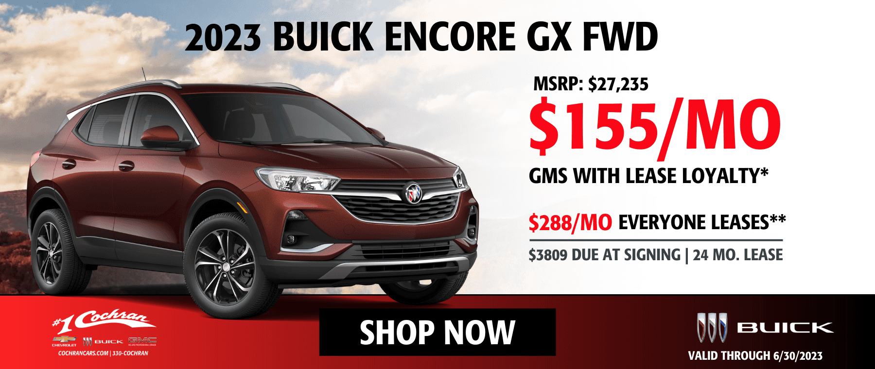 June 2023 Buick Encore GX Lease Offers
