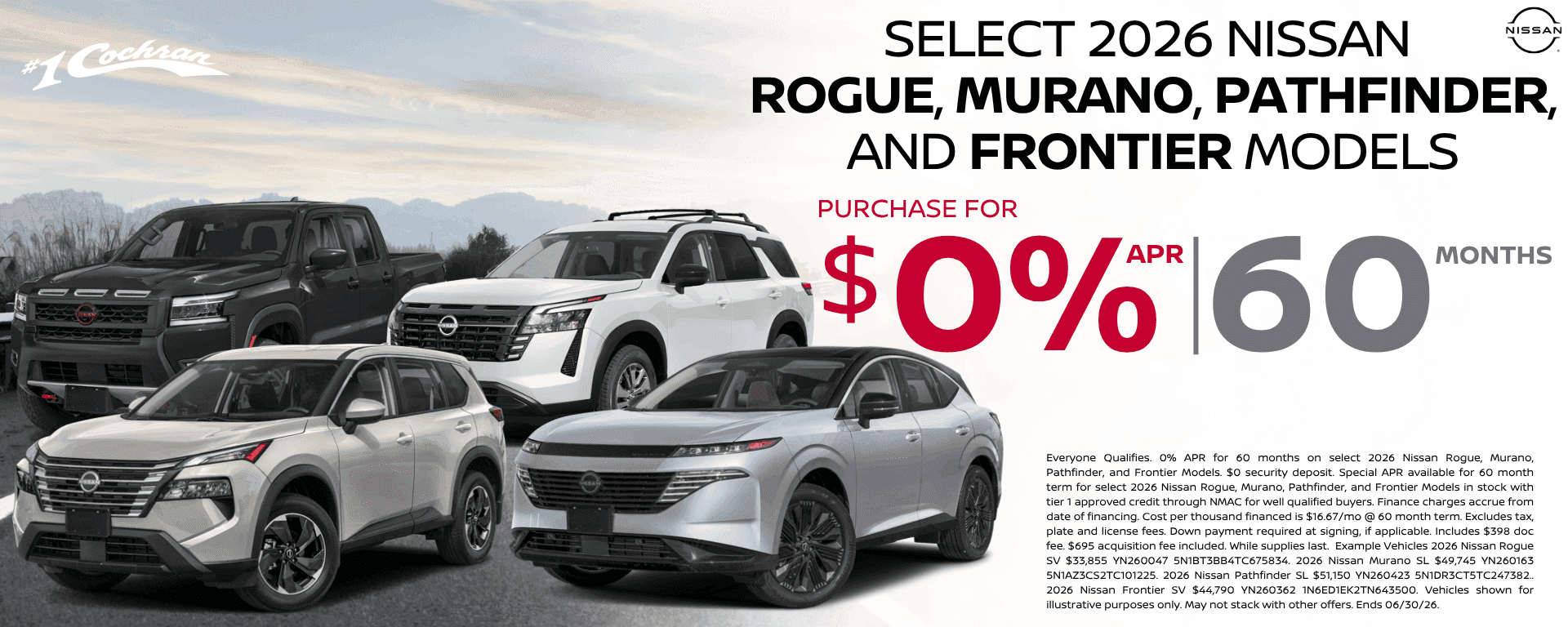 June 2026 0 APR Purchase Offer