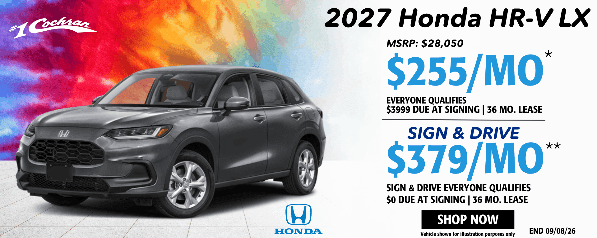 Aug 2026 HRV Lease Offer