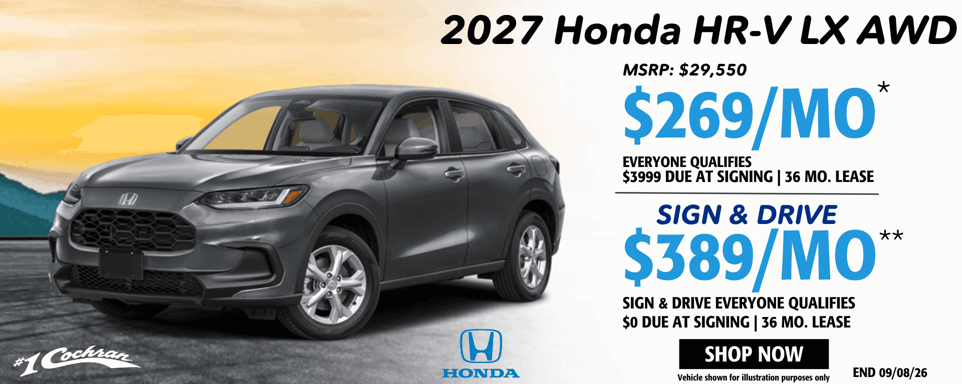 July 2026 HRV Lease Offer