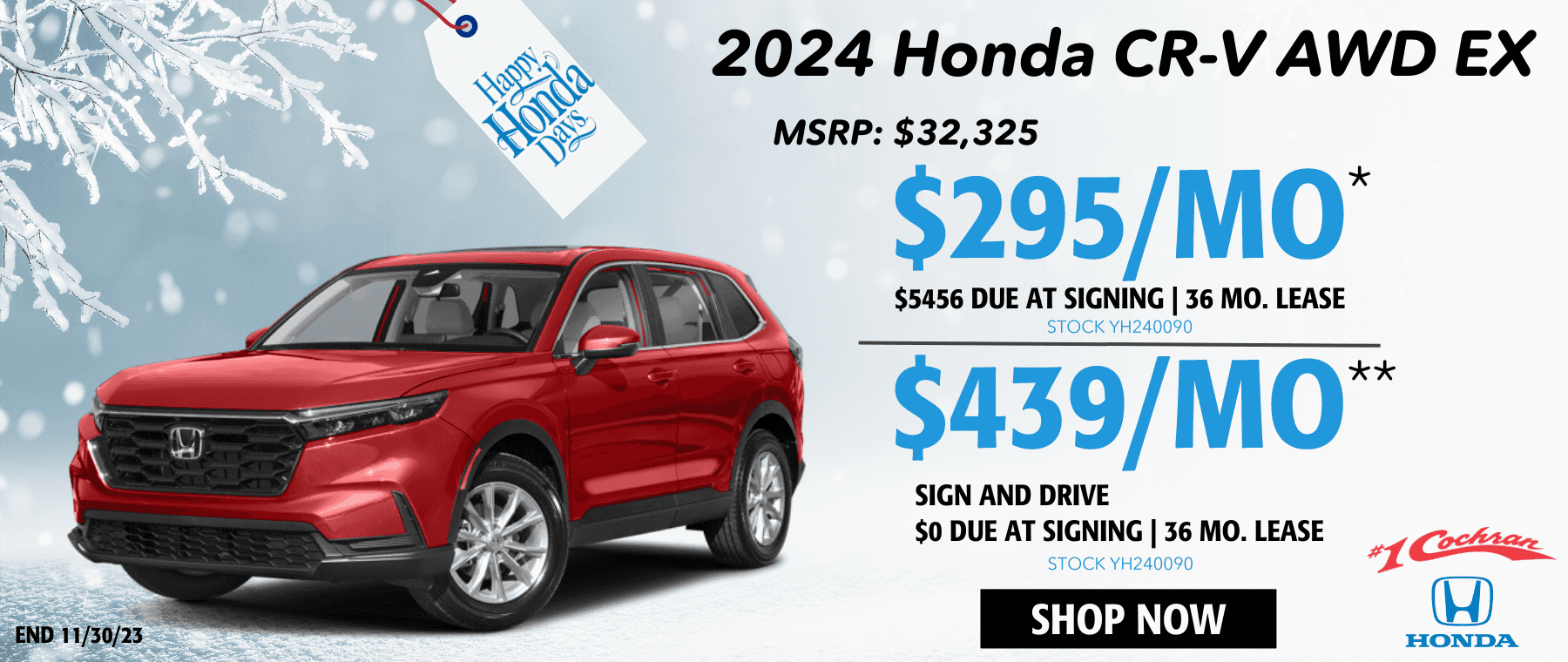 Nov 2023 CRV Lease Offer