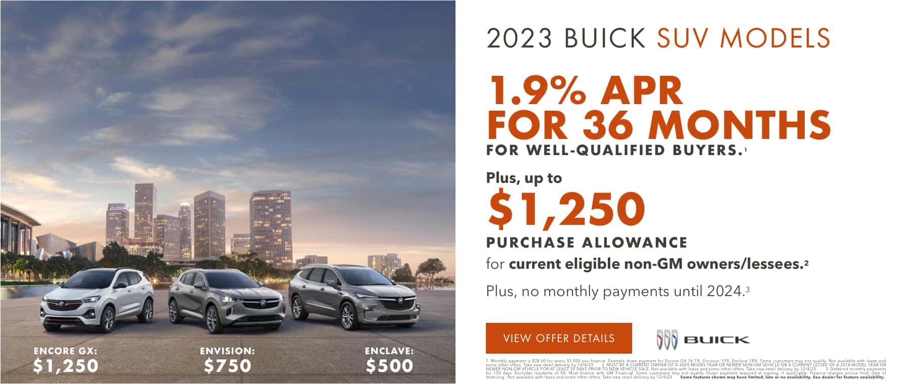 November 2023 Buick Purchase Offer