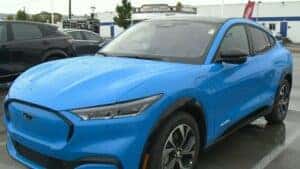 blue mach-e mustang at Cochran in Youngstown OH