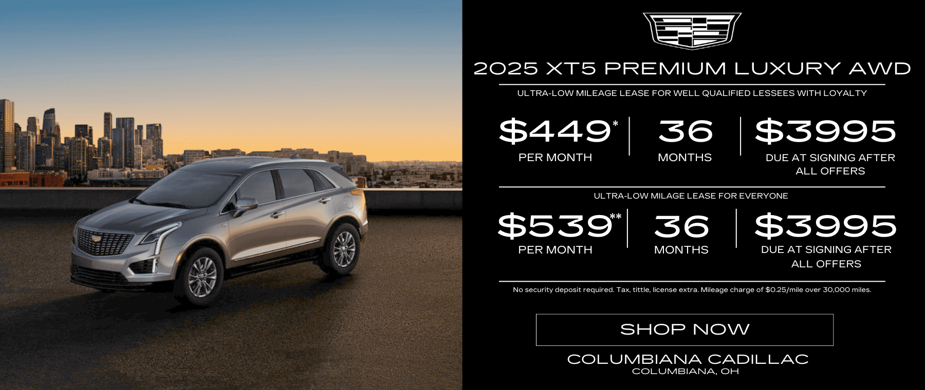 1 April 2025 XT5 Lease Offer DSK