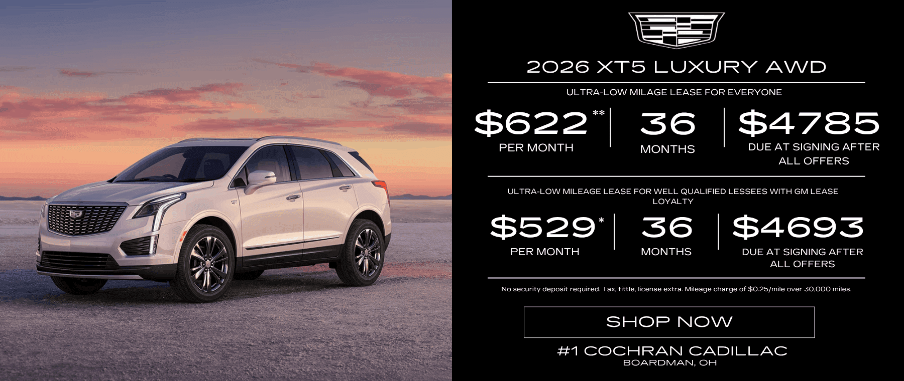 Aug 2026 XT5 Lease Offer 