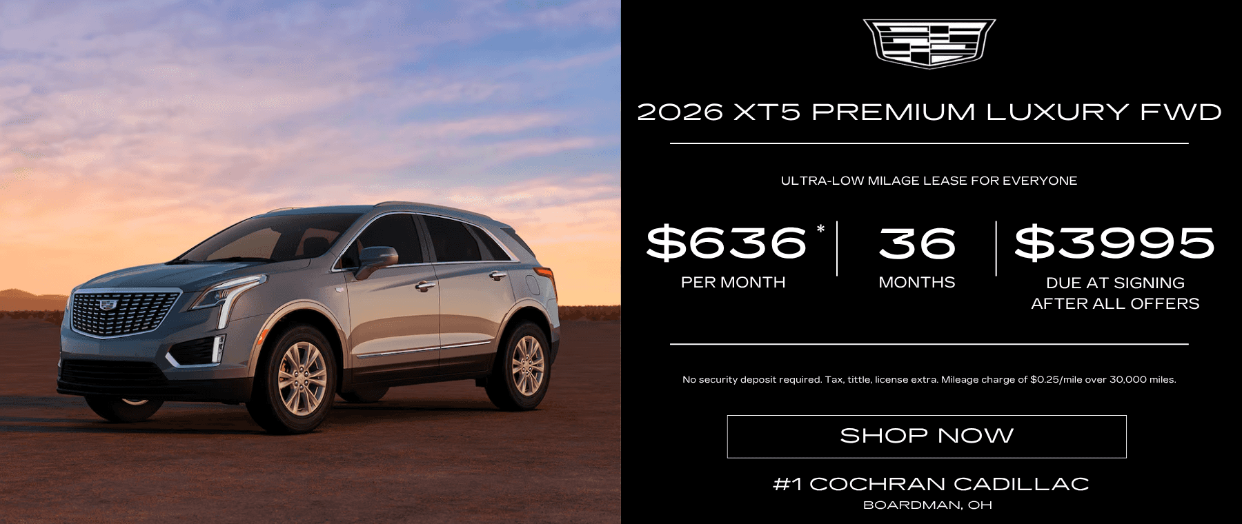 Current New Cadillac Specials Offers | #1 Cochran Cadillac Youngstown