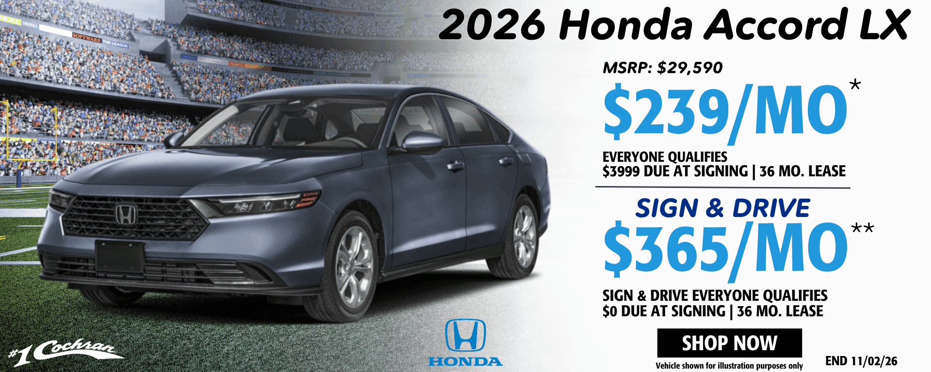 Sept 2026 Accord Lease Offer