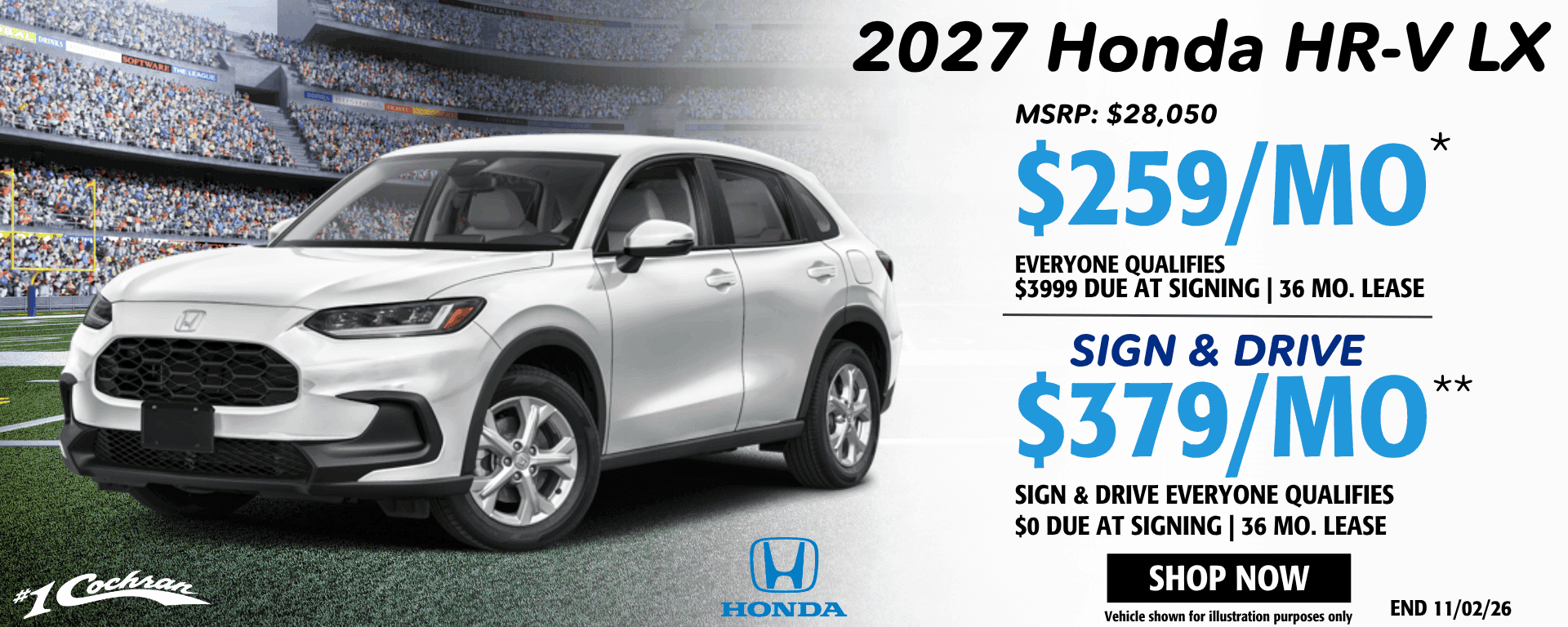 Sept 2026 HRV Lease Offer