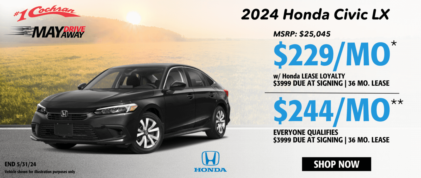Honda Lease Deals & New Car Incentives 1 Cochran Cars