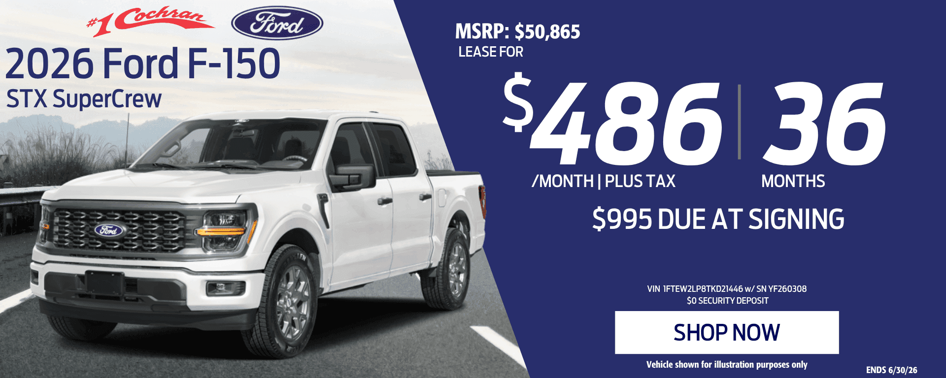 June 2026 F150 Lease Offer 