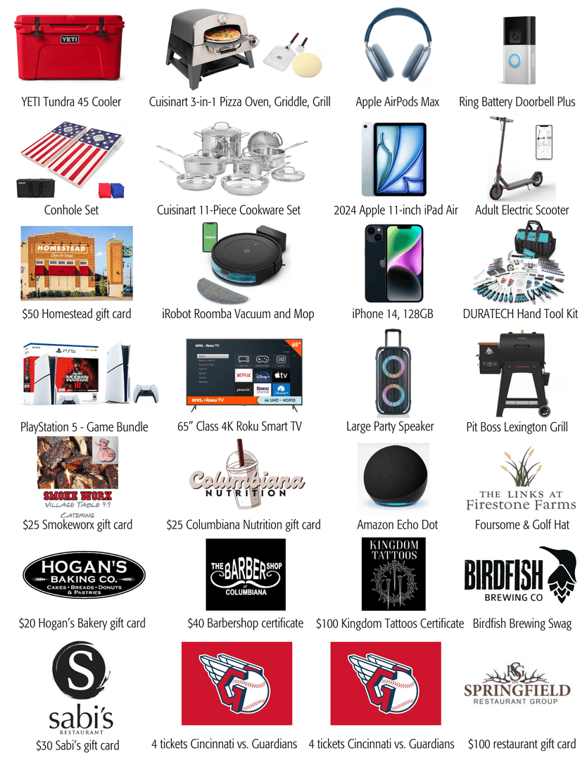 prize list