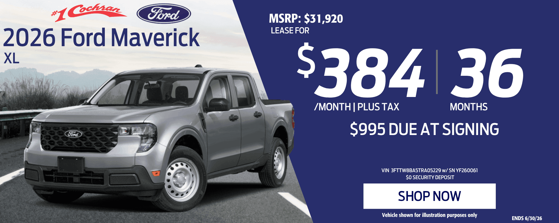 June 2026 Maverick Lease Offer