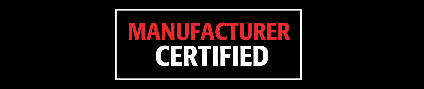 Manufacturer Warranty Banner