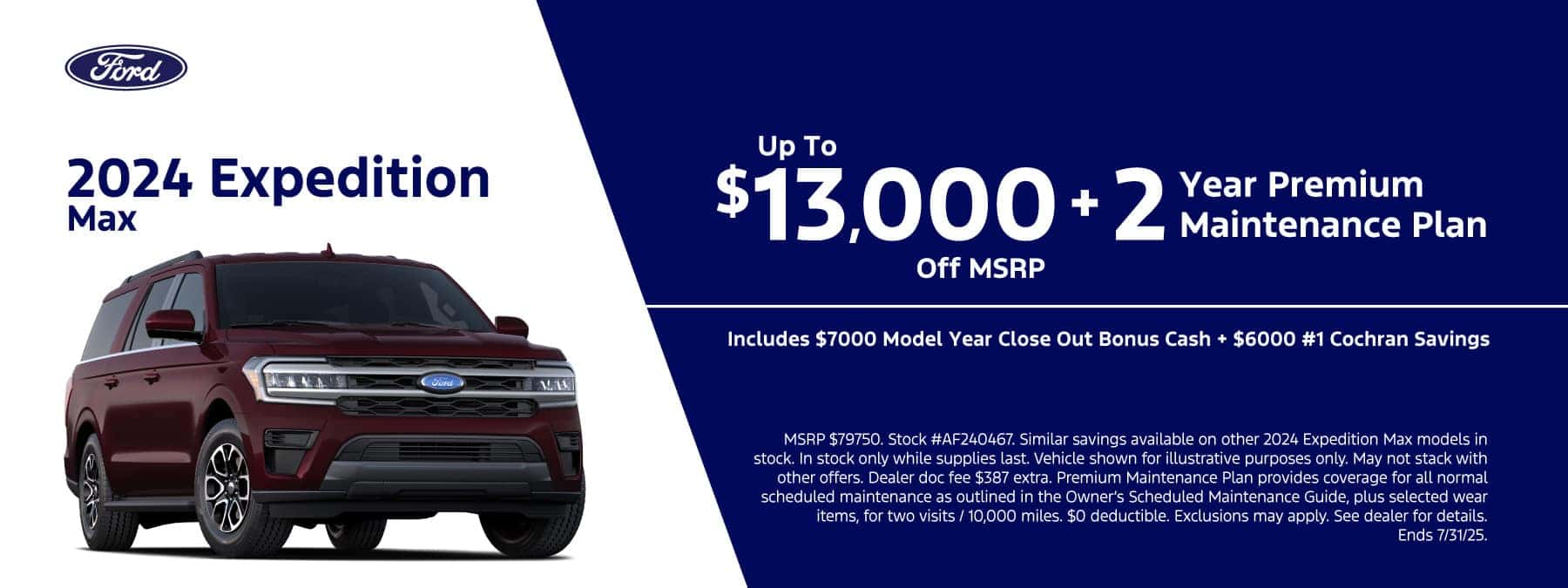 July 2025 Ford CS Slides O_2024 Expedition OFF MSRP APR