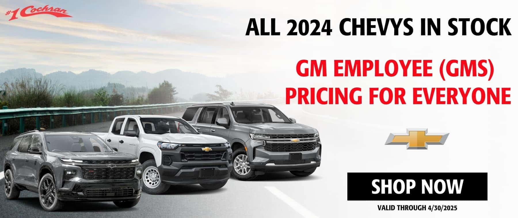 1 April 2025 Chevy GMS Offer DSK