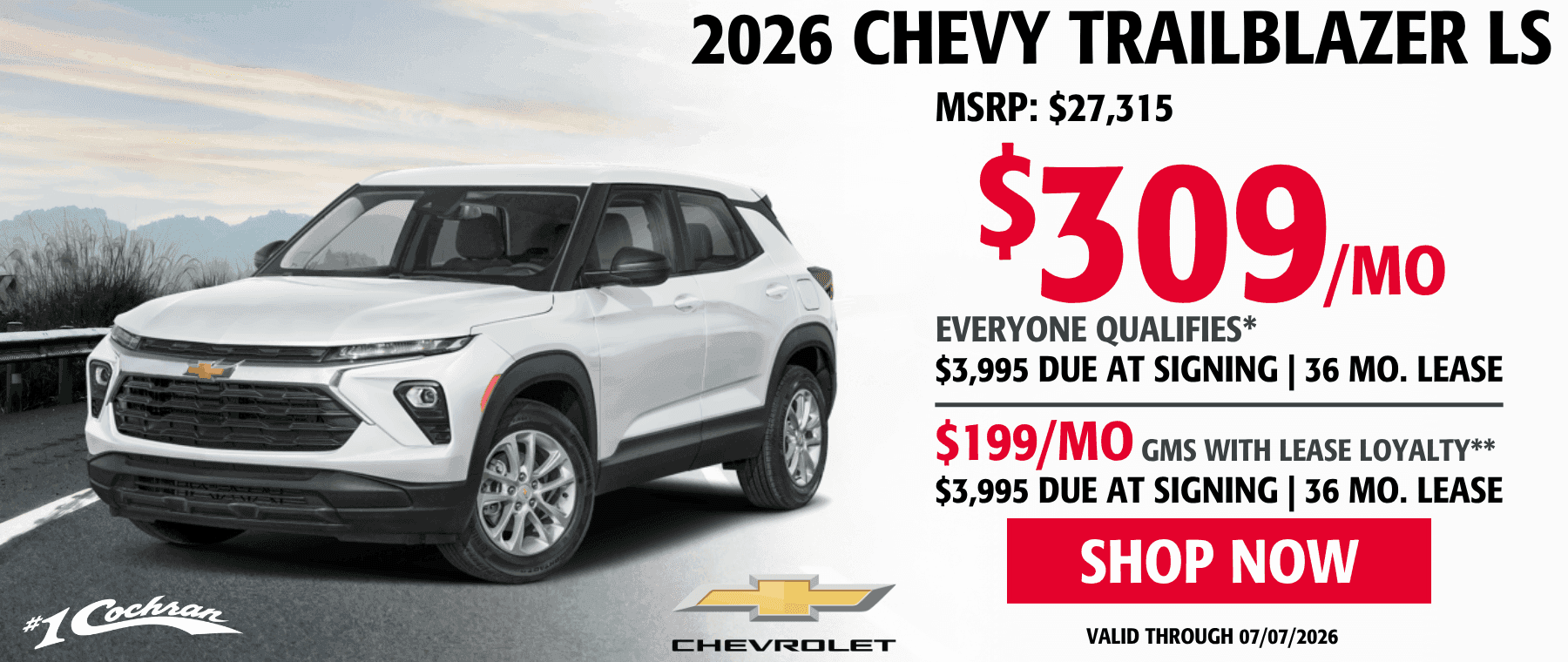 Trailblazer Lease Offer
