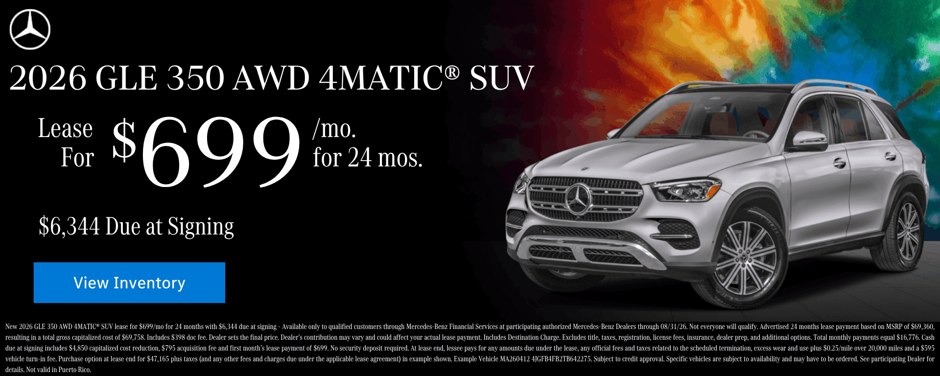 Aug 2026 GLE Lease Offer