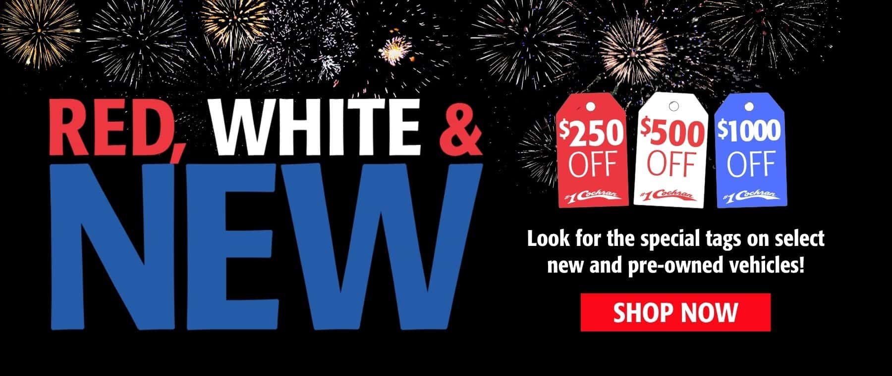 Red White and New Event