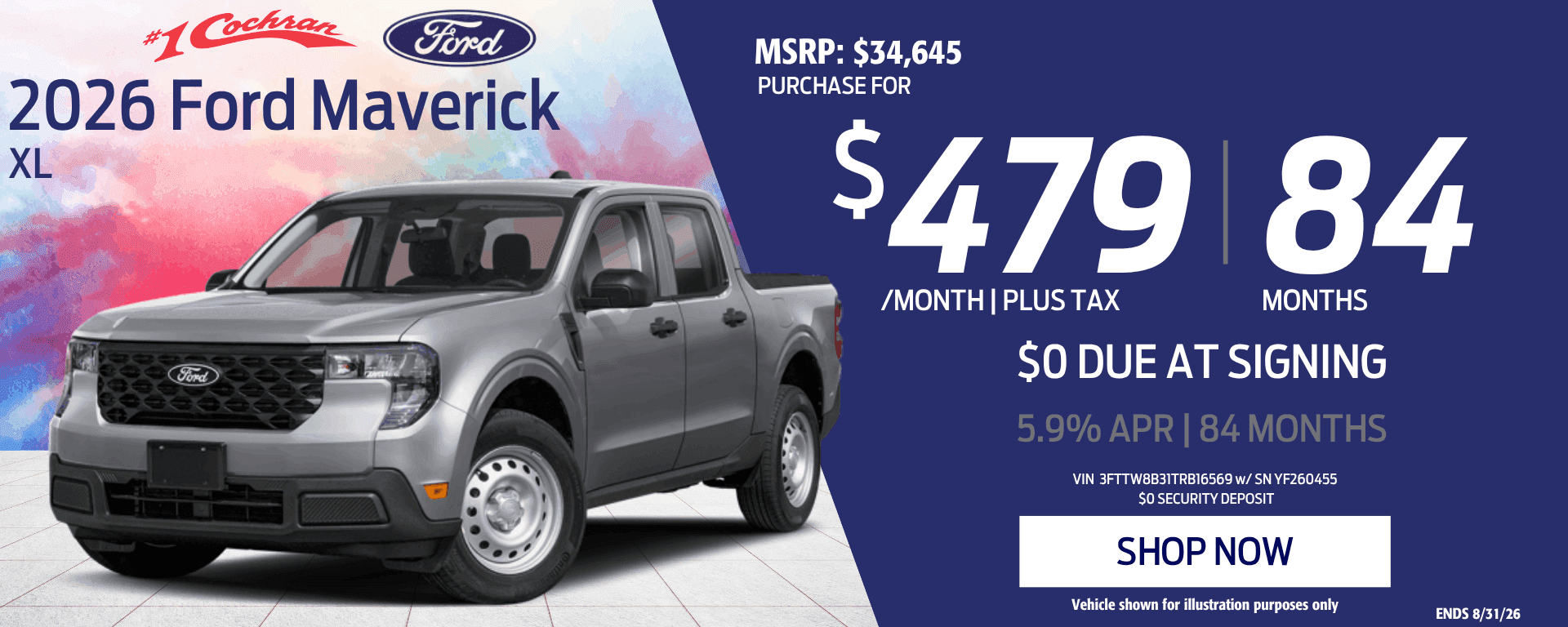 Aug 2026 Maverick Purchase Offer