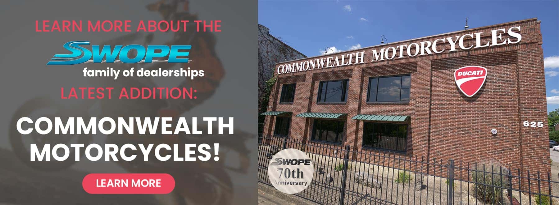 Learn more about the Swope Family of Dealership’s latest addition: Commonwealth Motorcycles!