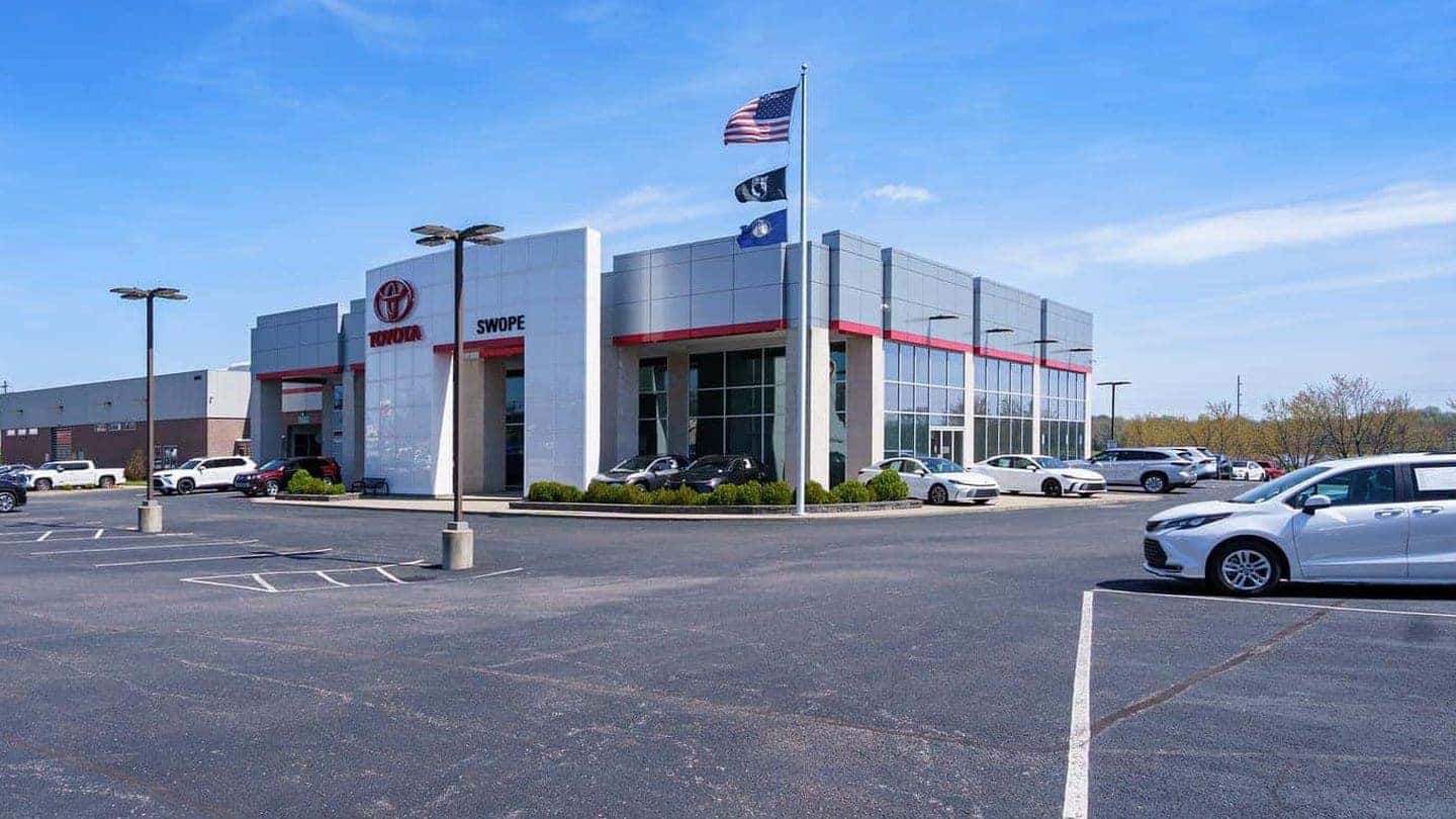 Swope Toyota dealership exterior in Elizabethtown, Kentucky