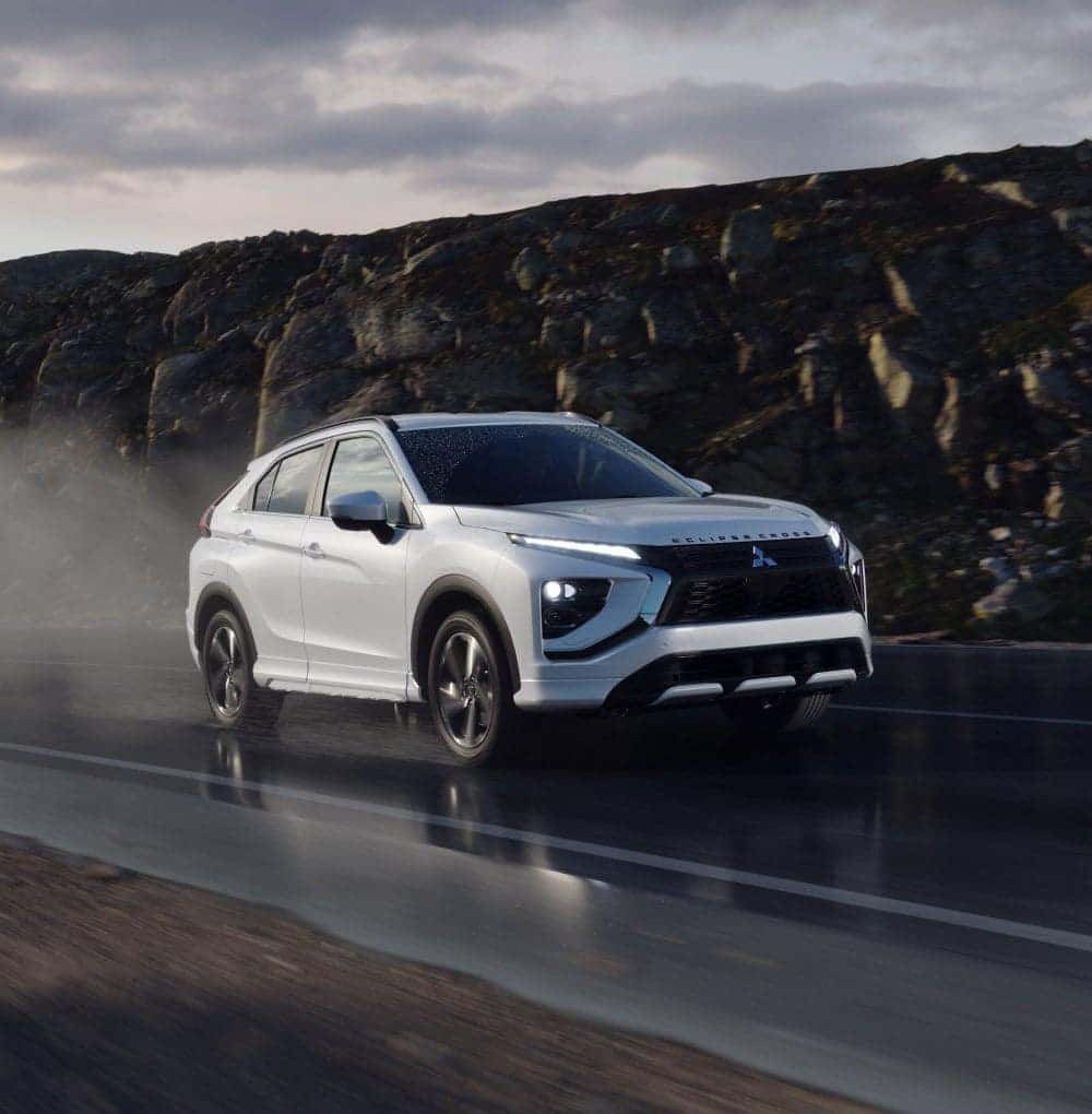 2026 Mitsubishi Eclipse Cross driving in wet conditions