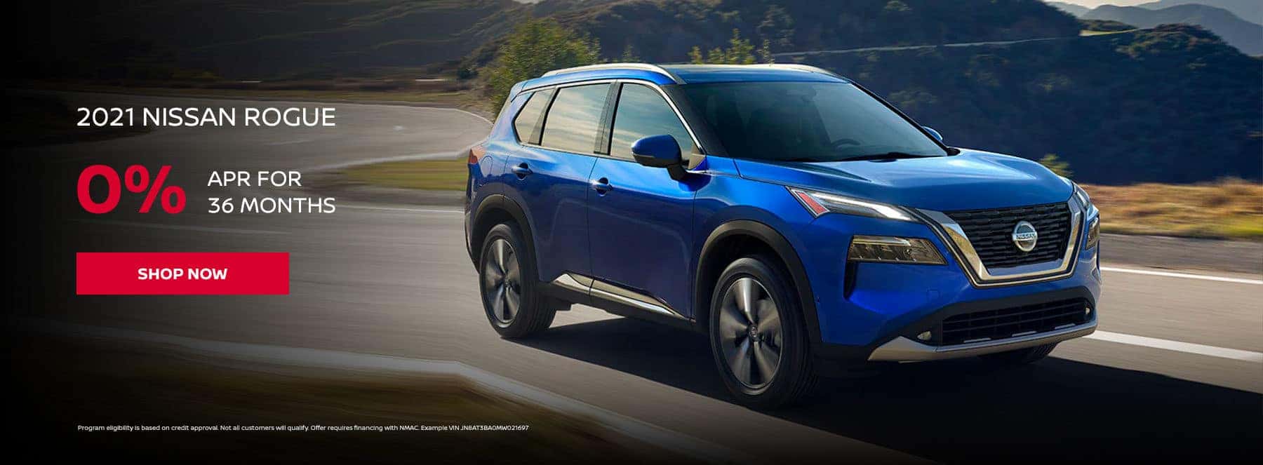 2021 NISSAN ROGUE 0% APR for 36 months