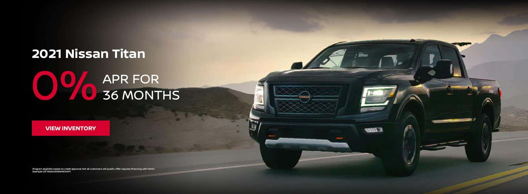 2022 Nissan Titan Finance for 0% APR for 36 Months