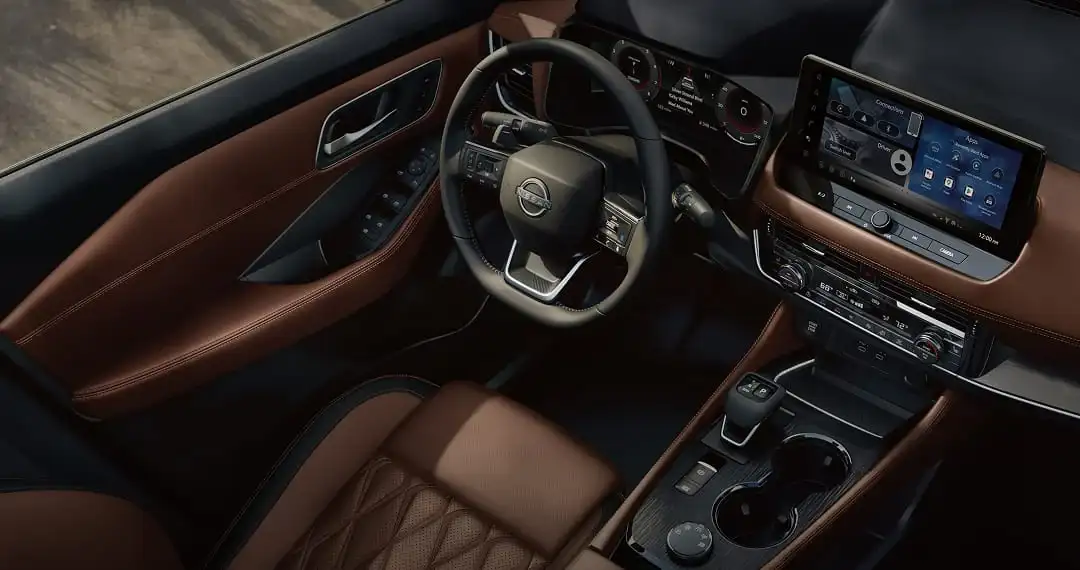 Detailed premium Nissan Rogue seating