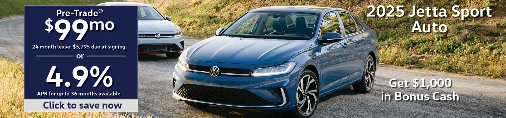 2025 Volkswagen Jetta March 2025 Special Banner