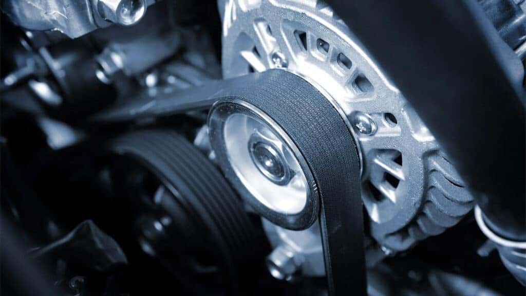 A vehicle's timing belt