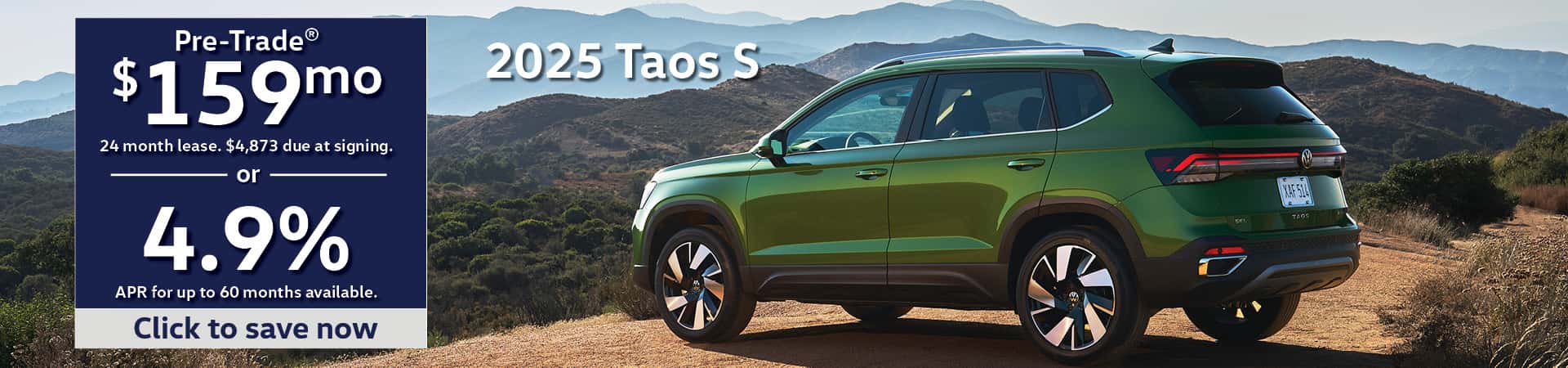Volkswagen Taos August 2025 Special