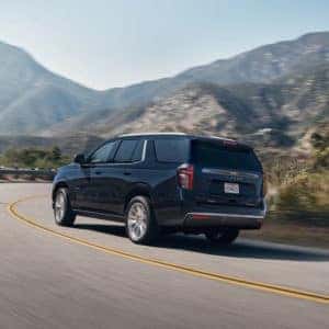 Tahoe Exterior Rear with Mountains