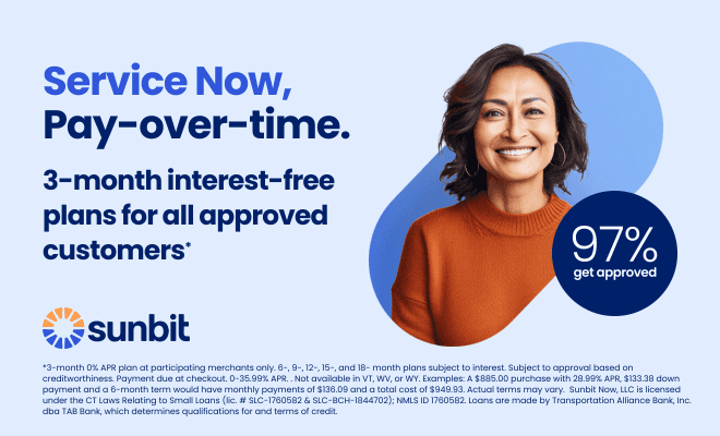 Sunbit Service Financing at Team Chevy