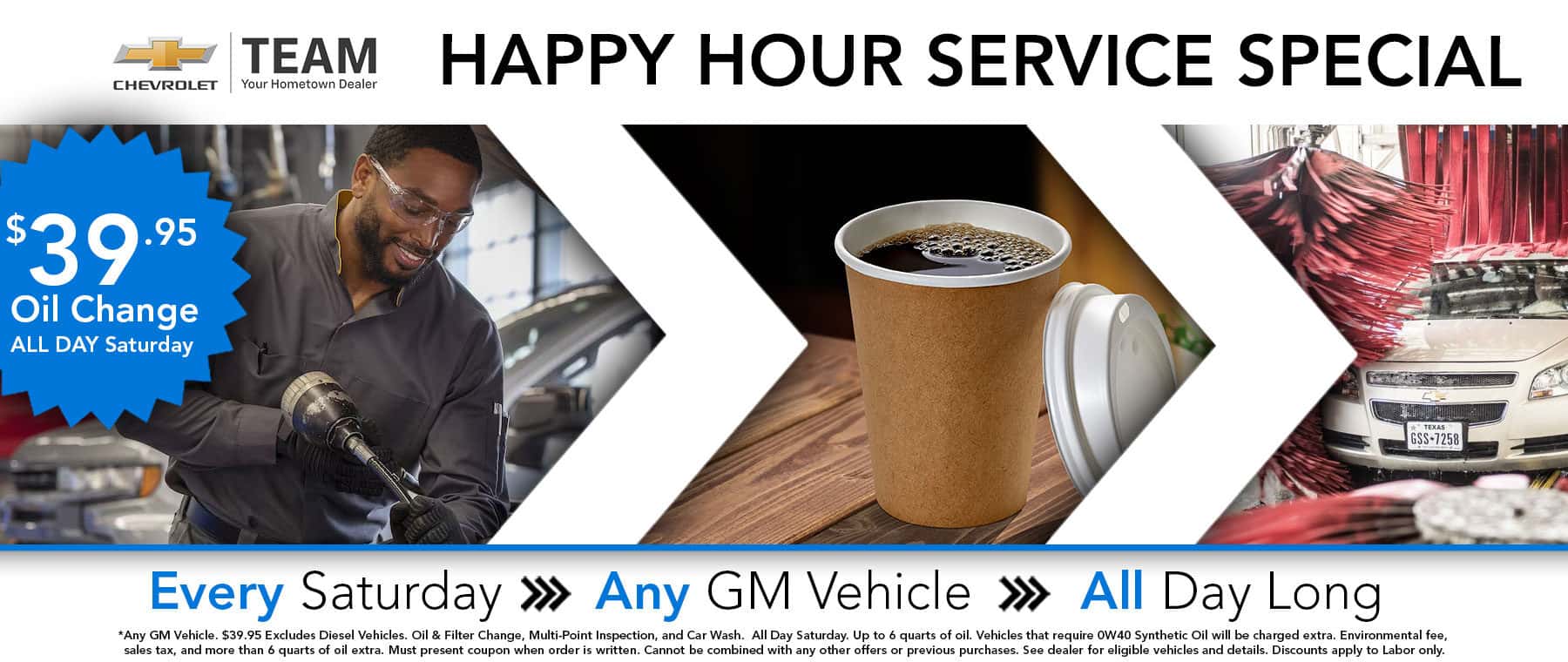 Saturday Happy Hour