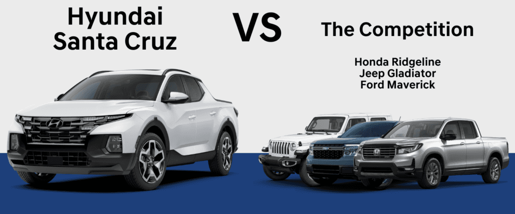 Hyundai Santa Cruz vs. the Competition in Sherman TX