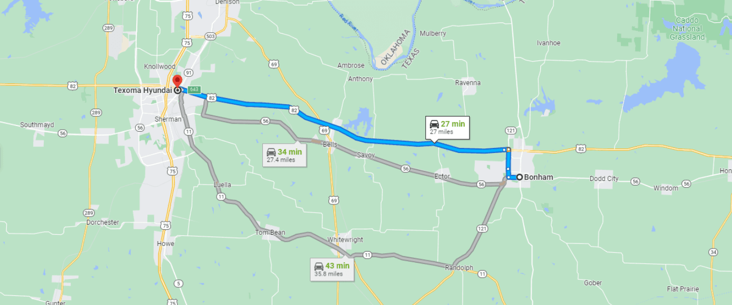 Bonham, TX, Hyundai Dealership Texoma Hyundai